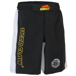 55% OFF - Fight Shorts - Black with White trim