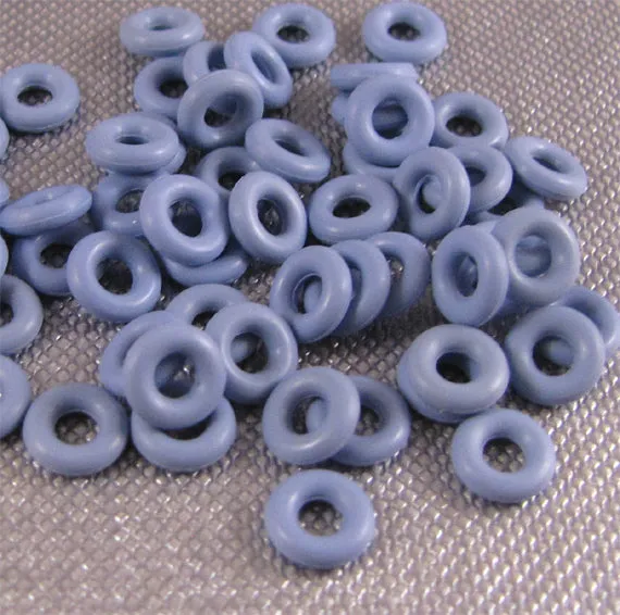 6mm Rubber O-Rings (ID: 2.6mm)  - choose color & quantity