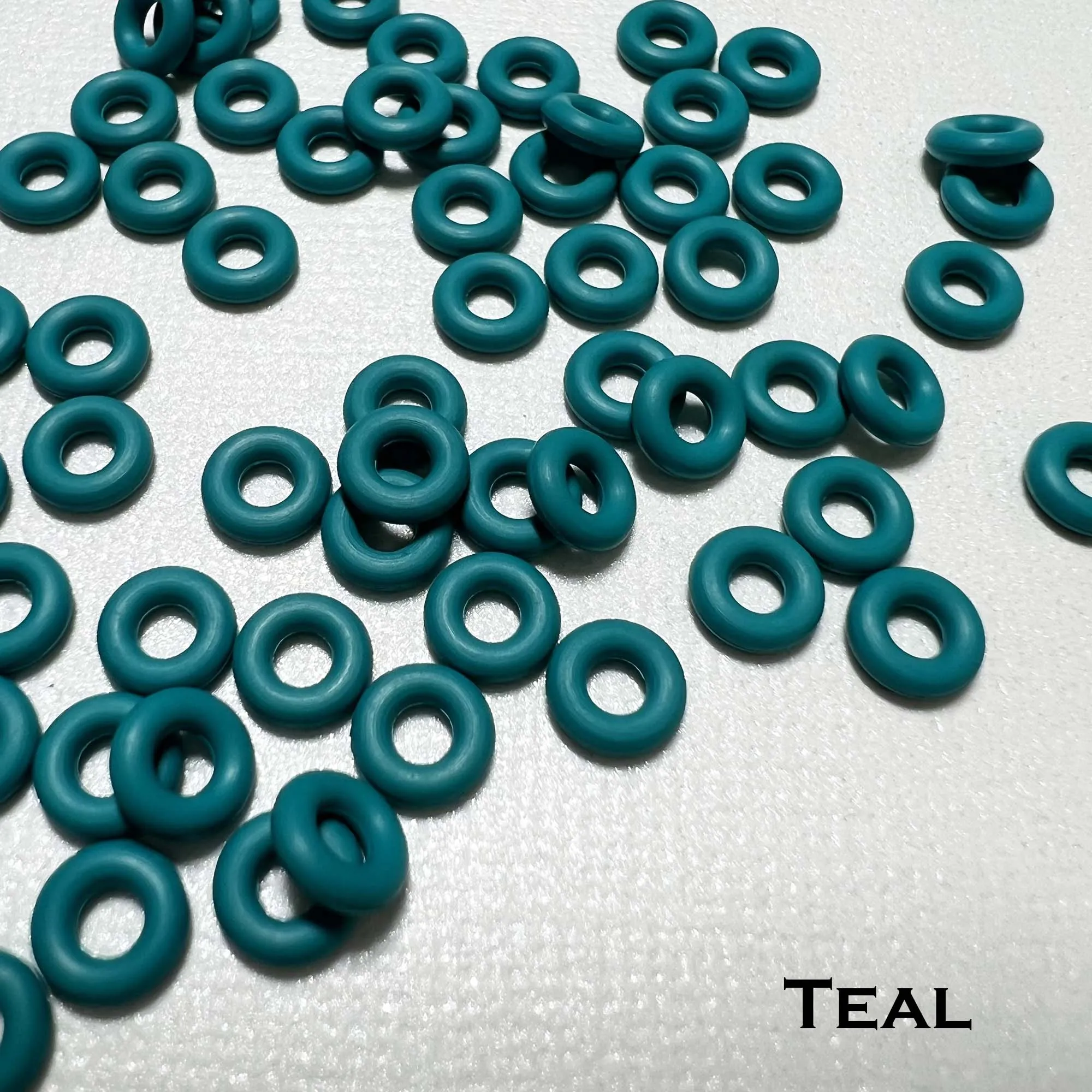 6mm Rubber O-Rings (ID: 2.6mm)  - choose color & quantity