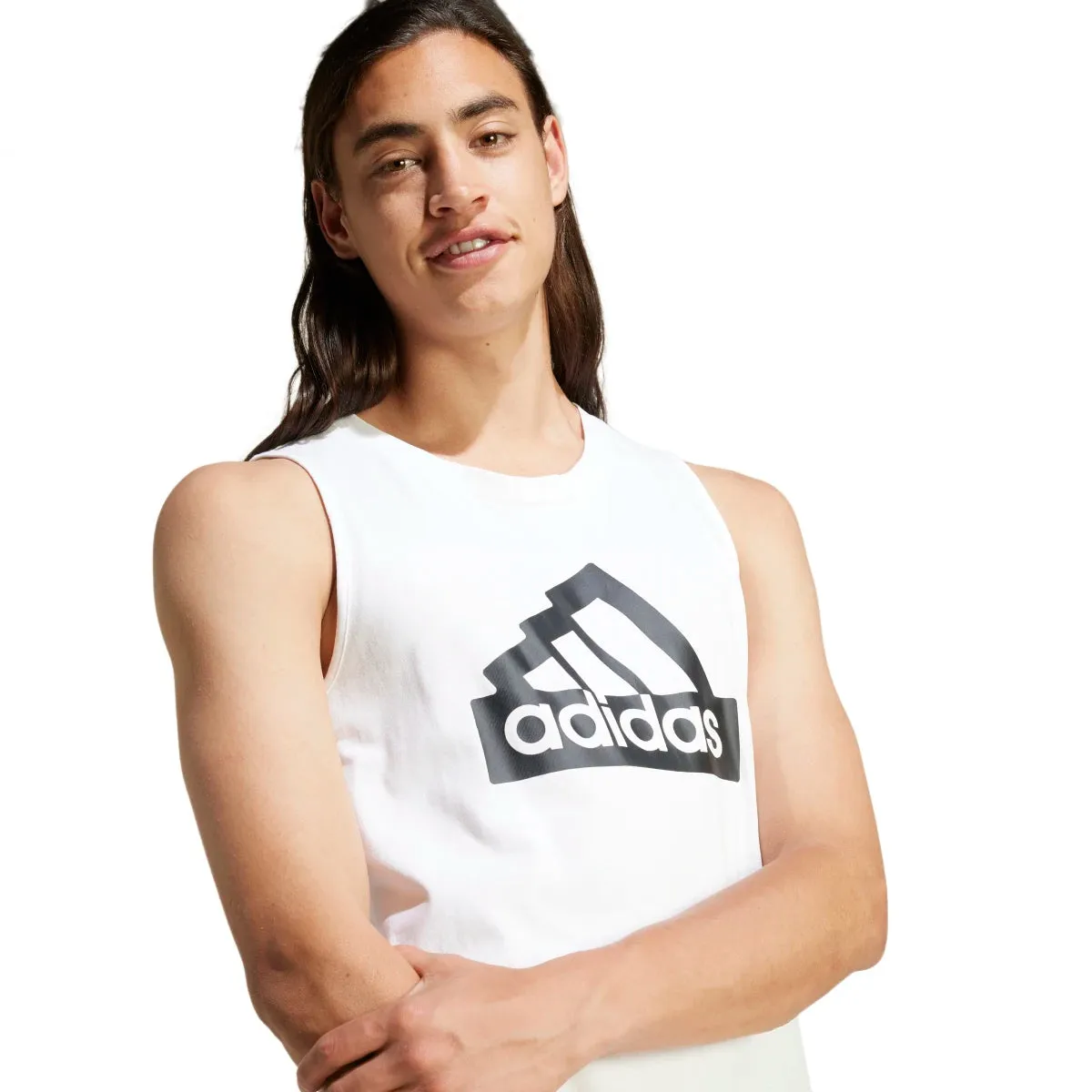 adidas Men's Modern Essentials Graphic Tank Top (Tall)