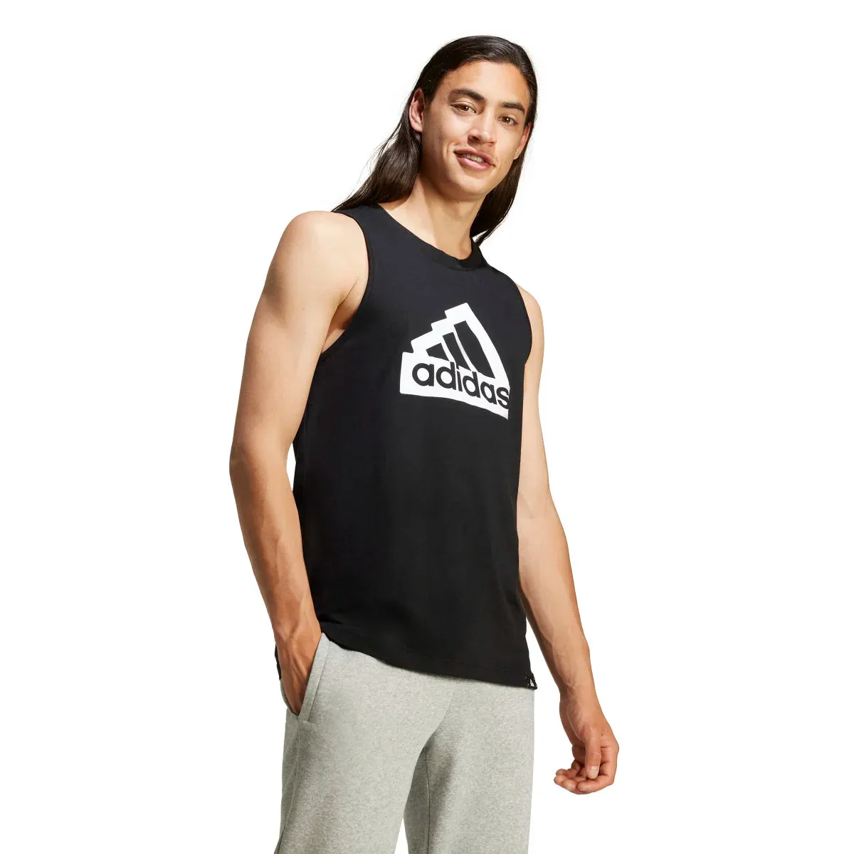 adidas Men's Modern Essentials Graphic Tank Top (Tall)