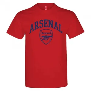 Arsenal FC Unisex Adult Crest T-Shirt