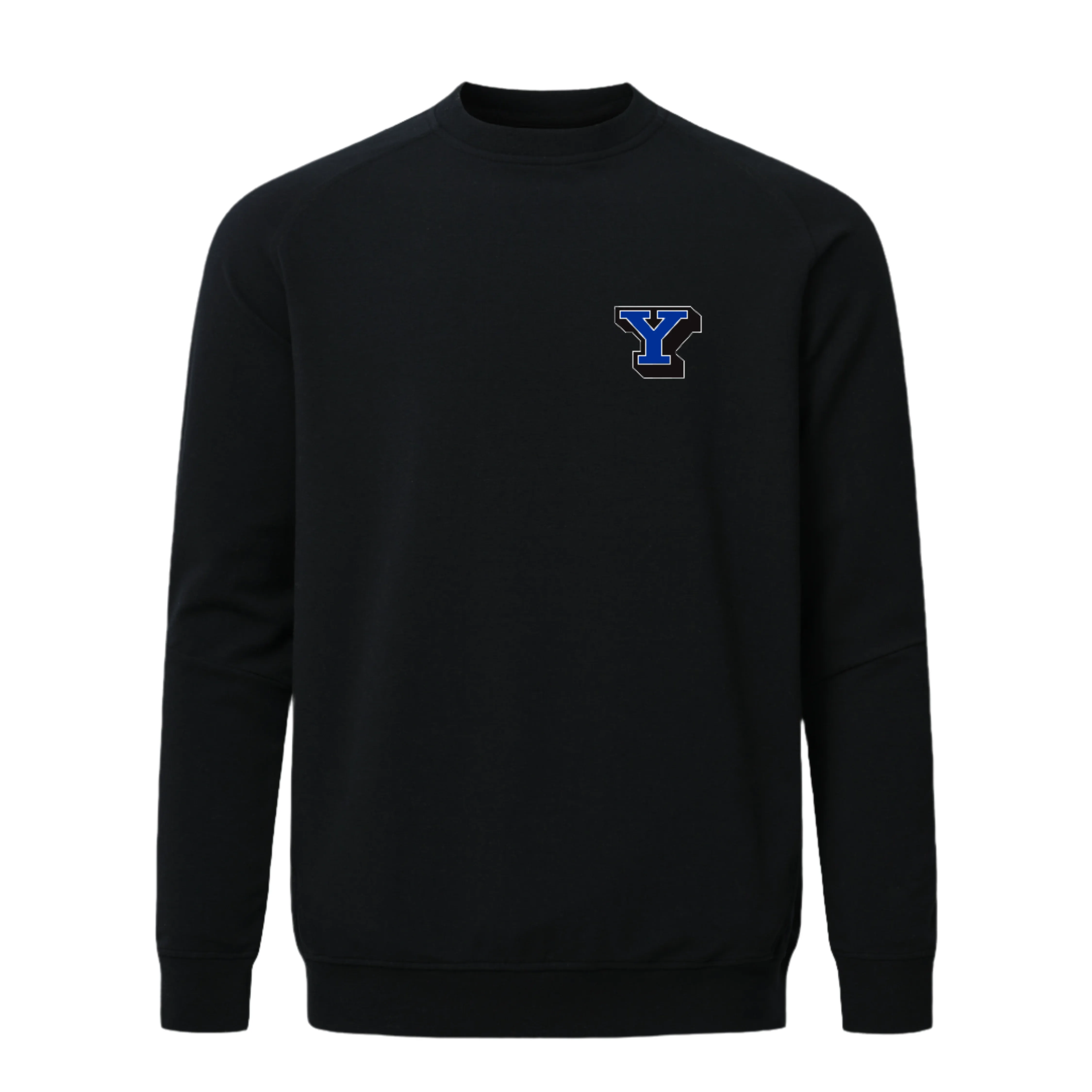 BYU Vintage Meridian Black Crewneck