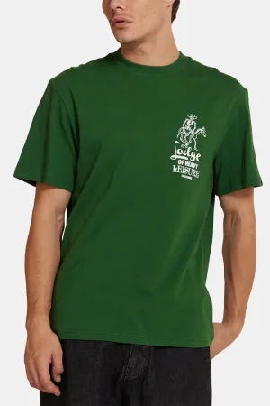 Deus Boscombe Address Tee Organic Cotton T-Shirt (Hillside Green)