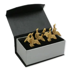 Ducks Gold Plated Cufflinks