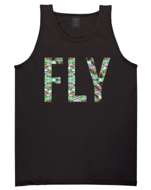 FLY Flamingo Print Summer Tank Top