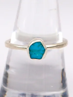 Hiouchi Sterling Silver Stone Stacker Ring | Turquoise