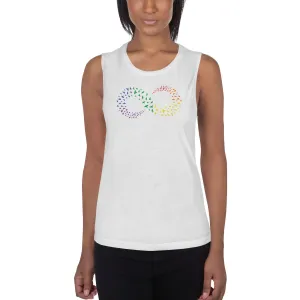 Infinity Love Ladies’ Muscle Tank-Top