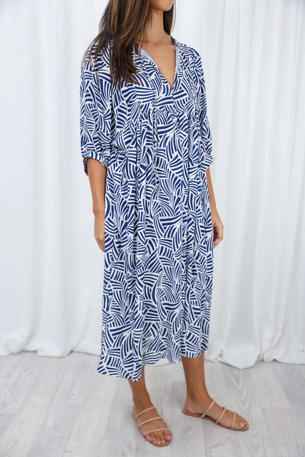 Ollie Midi Print Dress