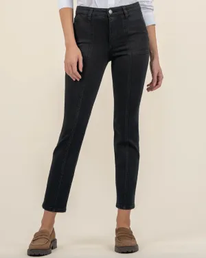 Reese High Rise Ankle Straight Leg Jean