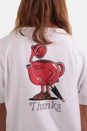 Thanks Terry Teapot T-Shirt (White)